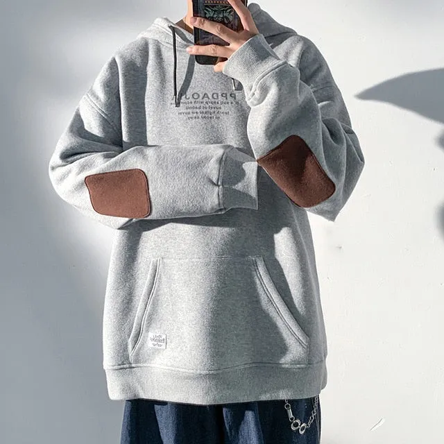 Spring Autumn 2021 Skateboard Casual New Men'S Hip HOP Hoodies Sweatshirts Streetwear One Piece Brand Black White Fashion Clothe