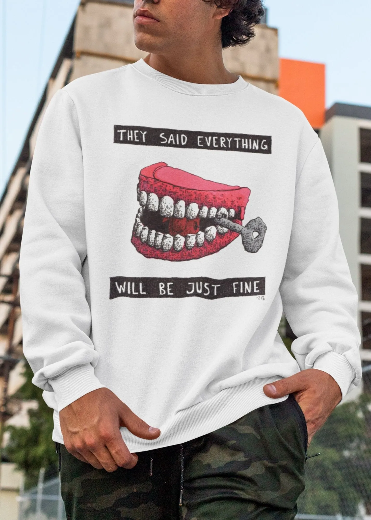 ST!NK - artist Zigmelon - Casual Sweatshirt