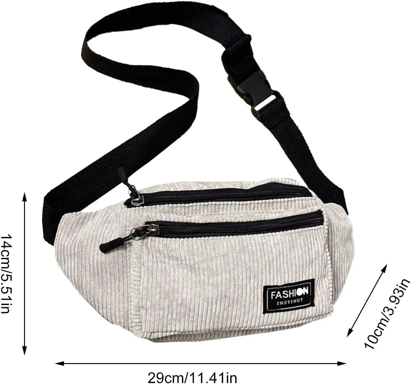 Study Materials Men Chest Bag Texture Body Small Bag Sports Waist Bags Casual Shoulder Bags For Men (Black, One Size)