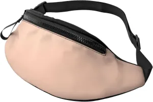 Stylish 3d Scale Pale Pink Bumbags Waist Fanny Pack For Women Ladies Men Lightweight Bum Bag With Zip Pockets Adjustable Belt For Dog Walking Running Cycling Hiking Outdoor Sport