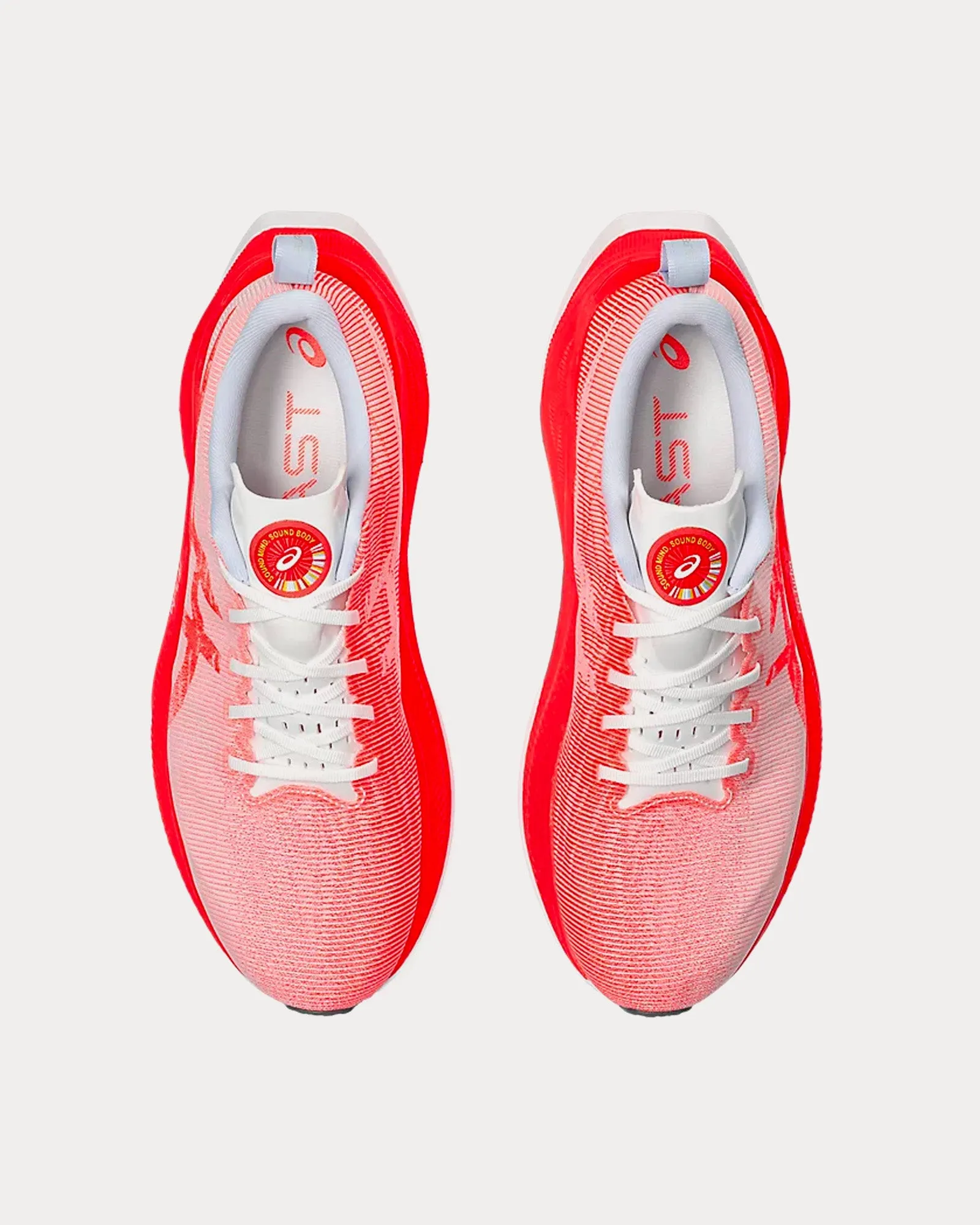 Superblast White / Sunrise Red Running Shoes
