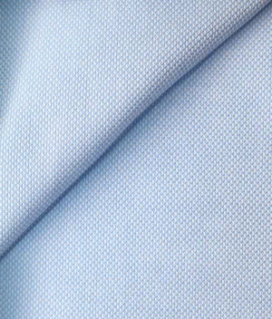 Thomas Mason Dusty Blue 100 2-ply Cotton Royal Oxford Tailored Shirt