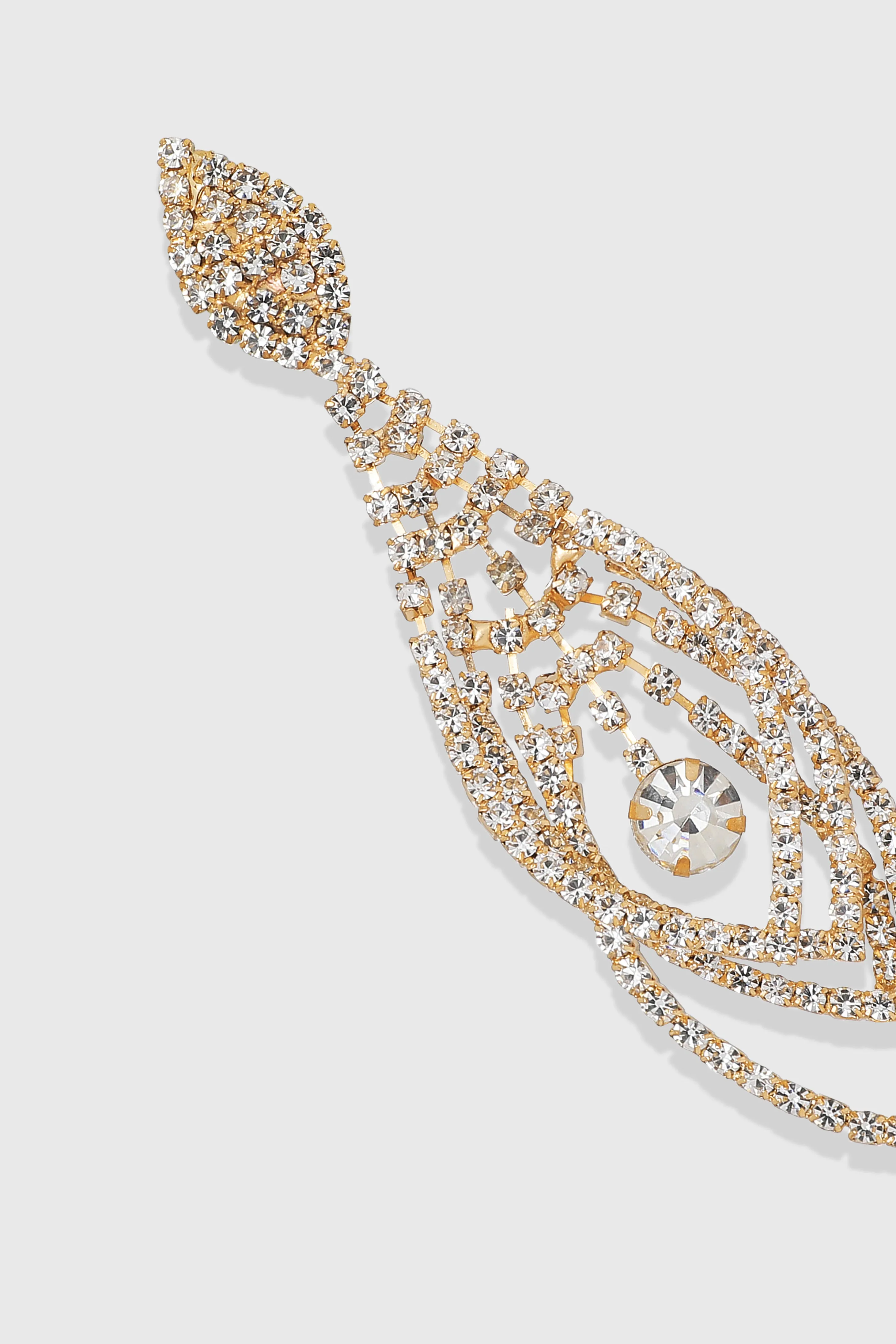 Timeless Crystal Cascade Earrings