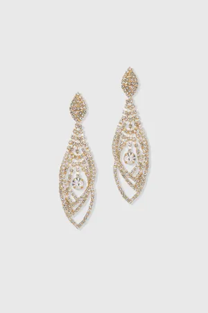 Timeless Crystal Cascade Earrings
