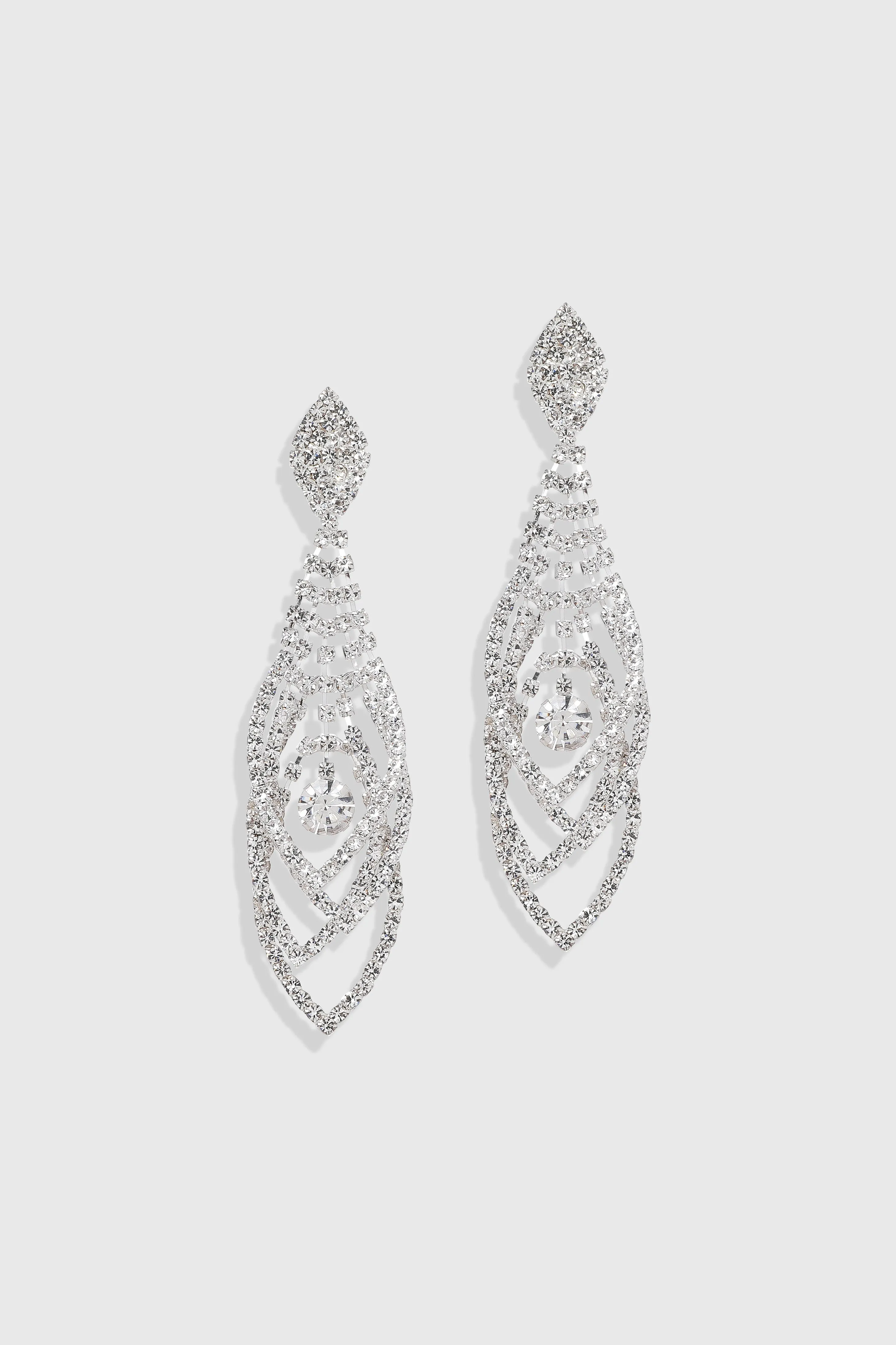 Timeless Crystal Cascade Earrings