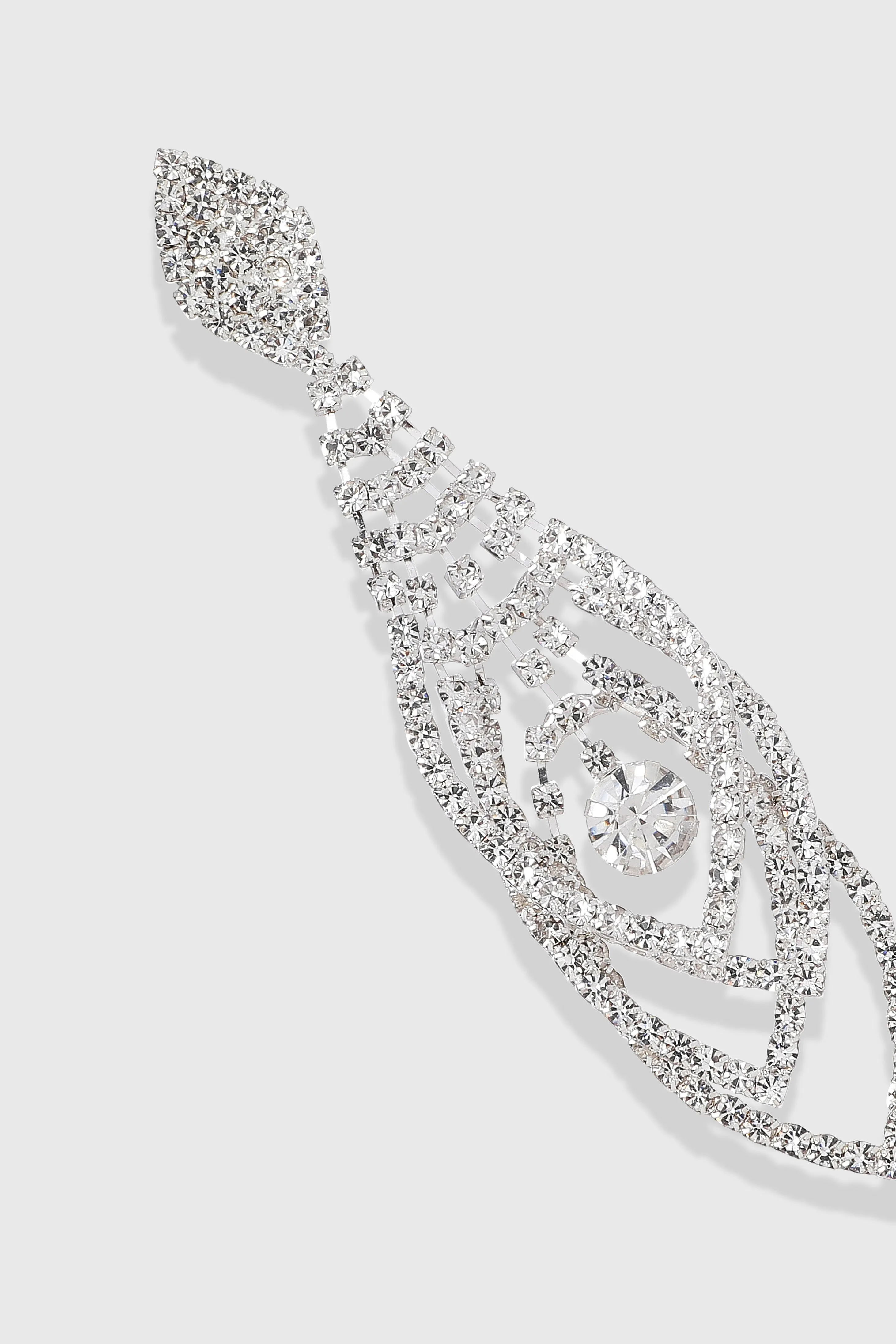 Timeless Crystal Cascade Earrings