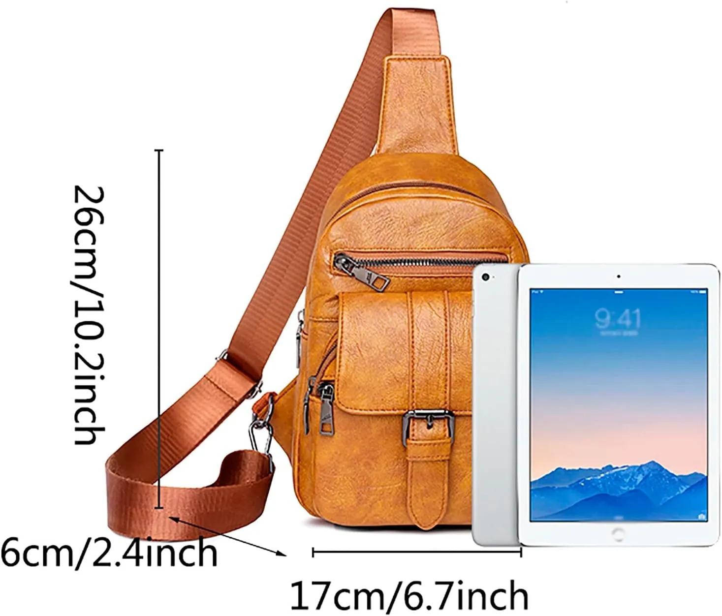 Tote Bag For Women Men Chest Bag Sling Bag Small Crossbody Pu Leather Satchel Day pack Fashion Shoulder Strap Bags G