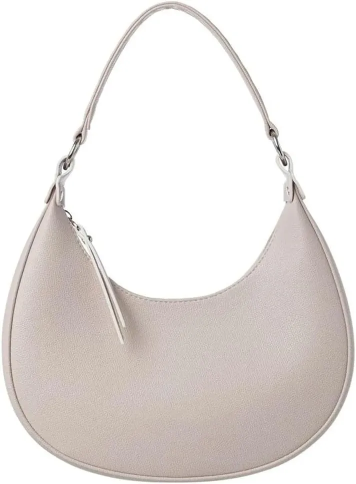 Trendy Half Moon Handbag Portable Large Capacity Shoulder Bag for Women Small Vegan Leather Tote Bag for Work 2025
