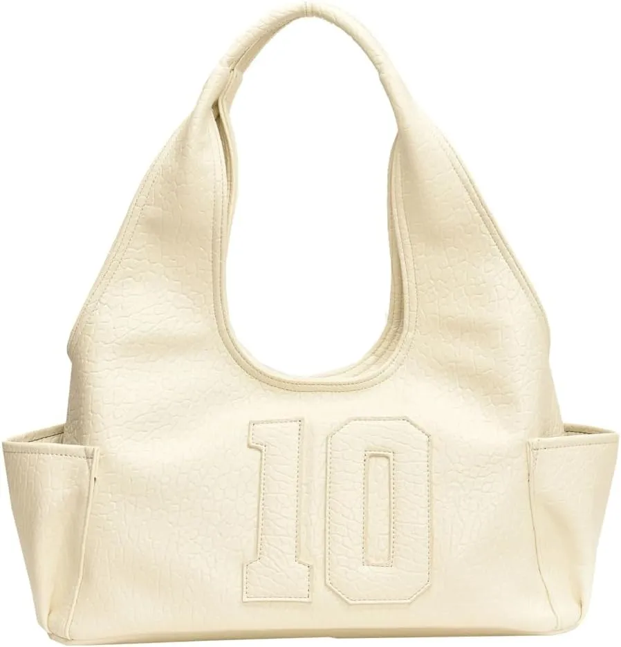 Trendy Vegan Leather Shoulder Bag for Women Top Handle Handbag Y2K Large Tote Purse Working Underarm Satchels