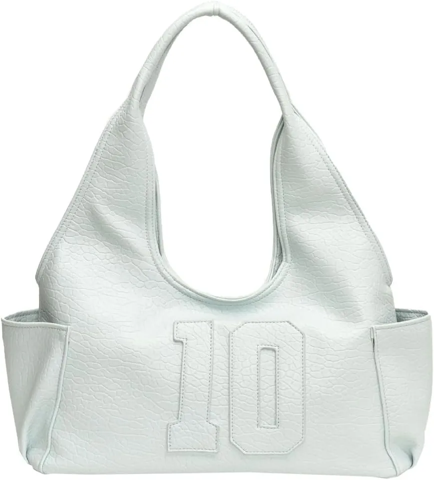 Trendy Vegan Leather Shoulder Bag for Women Top Handle Handbag Y2K Large Tote Purse Working Underarm Satchels