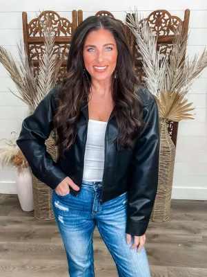 True Temptation Leather Jacket (was 56.90)