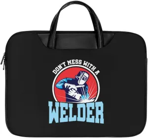 USA Welder Laptop Case Slim Water Resistant Computer Bag with Handle Briefcase for Work