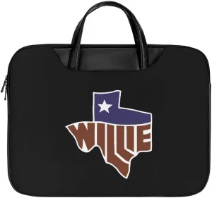 Willie's Texas Laptop Case Slim Water Resistant Computer Bag with Handle Briefcase for Work