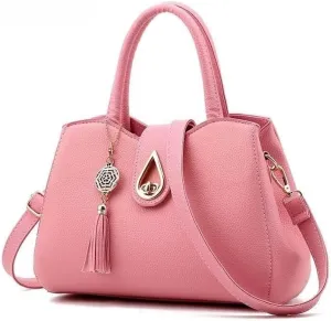 Women Fashion Elegant Simple Handbags Pu Leather Hand Tassels Shoulder Cross Body Bag Hobo Bags Totes