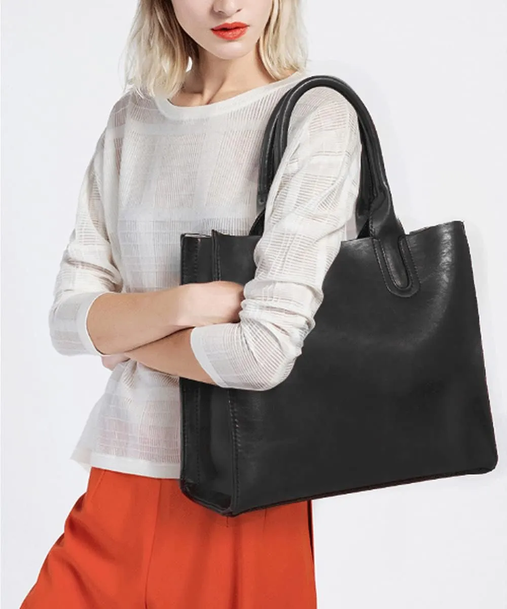 Women Handbag and Purse 3PCS Tote Satchels Top-handle Shoulder Crossbody Bag Clutches