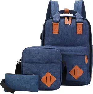 Women's Fashion Casual Shoulder Bag Transparent Practical Large Capacity Zipper Backpacks Womens Crossbody Bag(Blue)