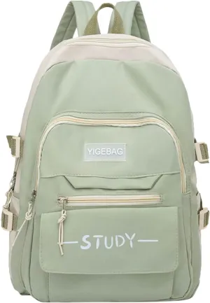 Women's Fashion Cloth Outdoor Travel Bag Soft Rucksack Ladies Shoulder Bags Medium Antitheft Backpack for Women(Green)