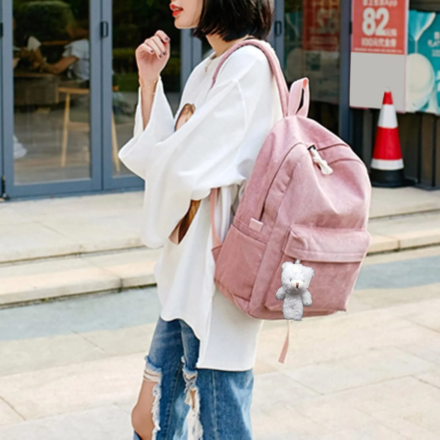 Women's Fashion Cloth Outdoor Travel Bag Travel Mini Backpacks for Teens Mini Vegan Leather Backpack for Woman(One Size)