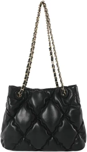 Women's Quilted Vegan Leather Shoulder Crossbody Bag Y2K Diamond Hobo Large Totes Handbag Fashion Purse Top Handle Satchel
