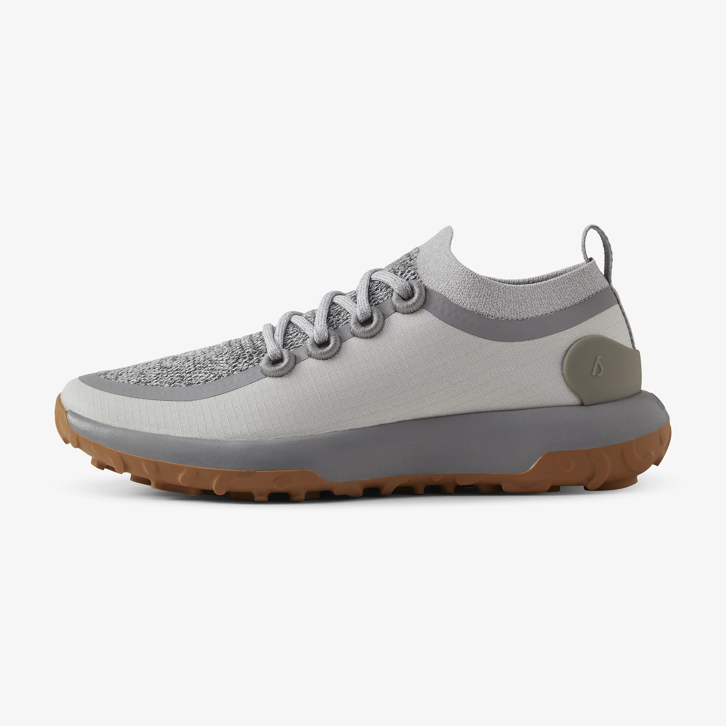 Women's Trail Runners - Medium Grey (Rugged Khaki Sole)
