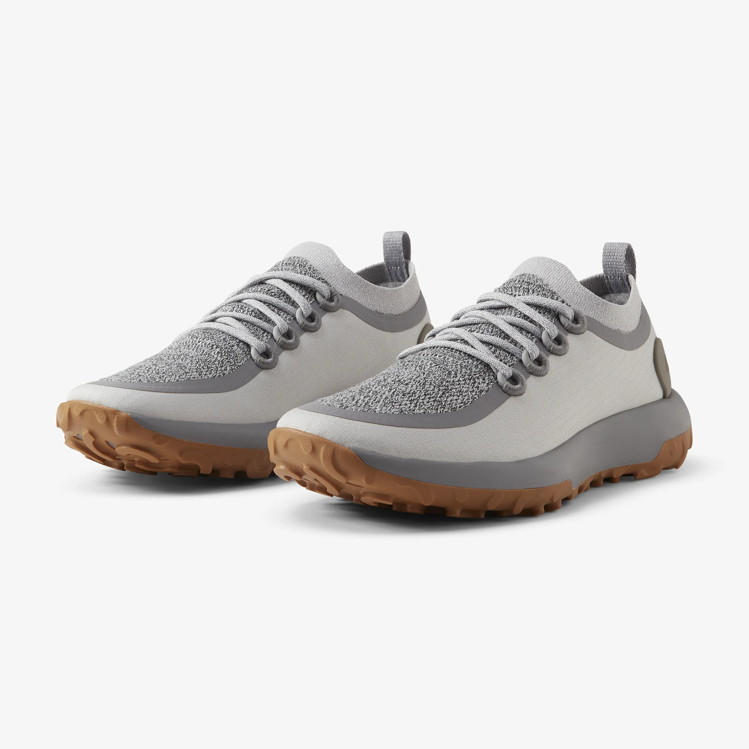 Women's Trail Runners - Medium Grey (Rugged Khaki Sole)