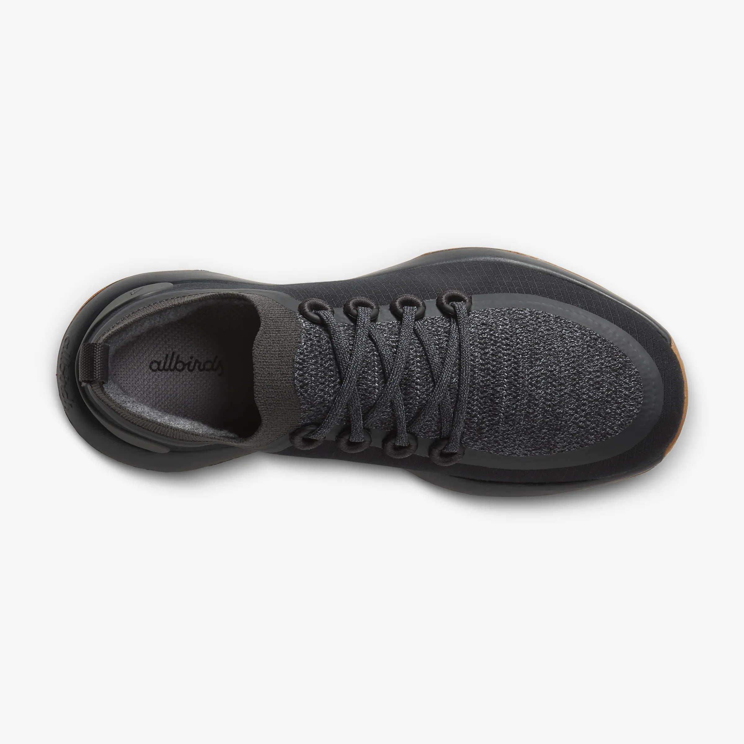 Women's Trail Runners - Natural Black (Rugged Khaki Sole)