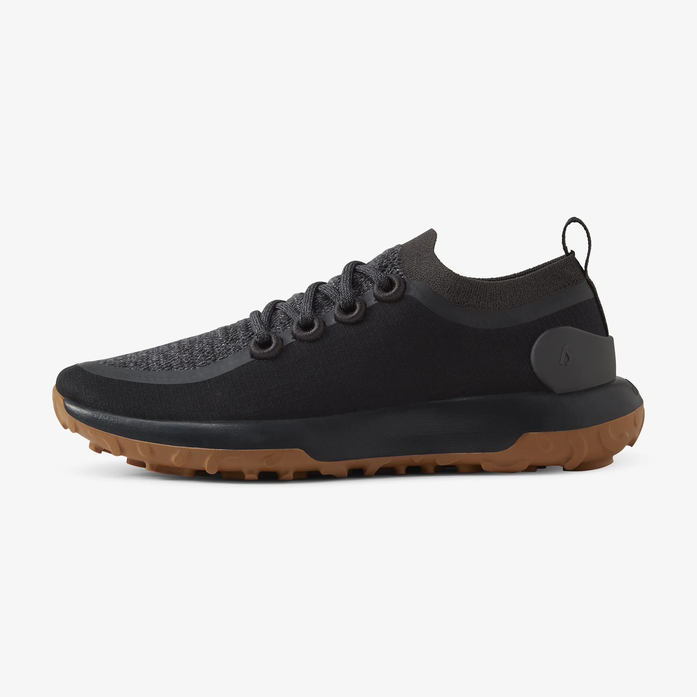 Women's Trail Runners - Natural Black (Rugged Khaki Sole)