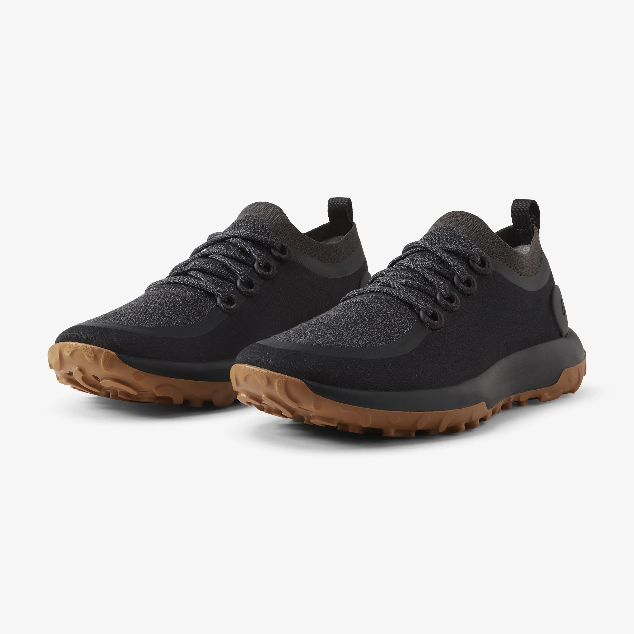 Women's Trail Runners - Natural Black (Rugged Khaki Sole)