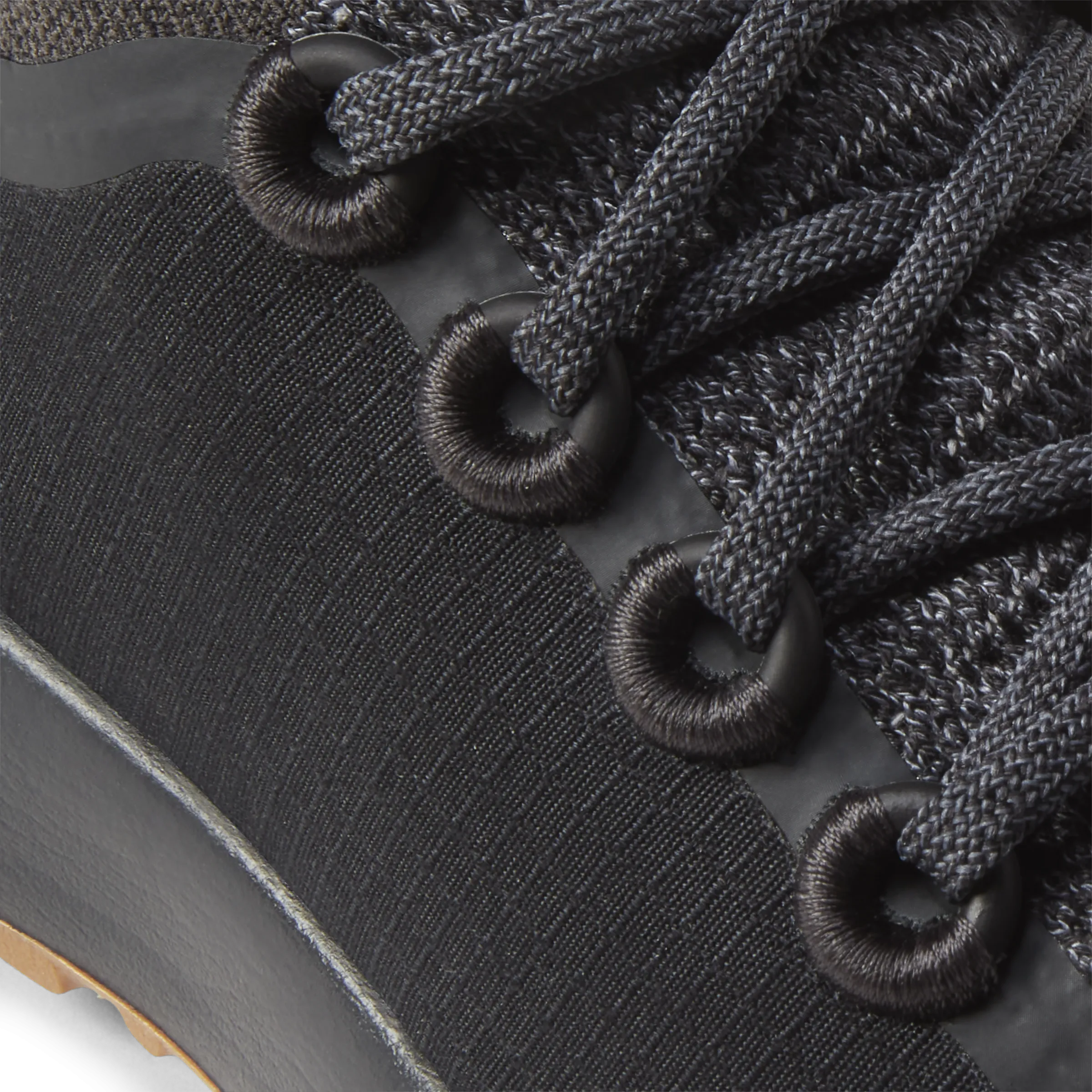 Women's Trail Runners - Natural Black (Rugged Khaki Sole)