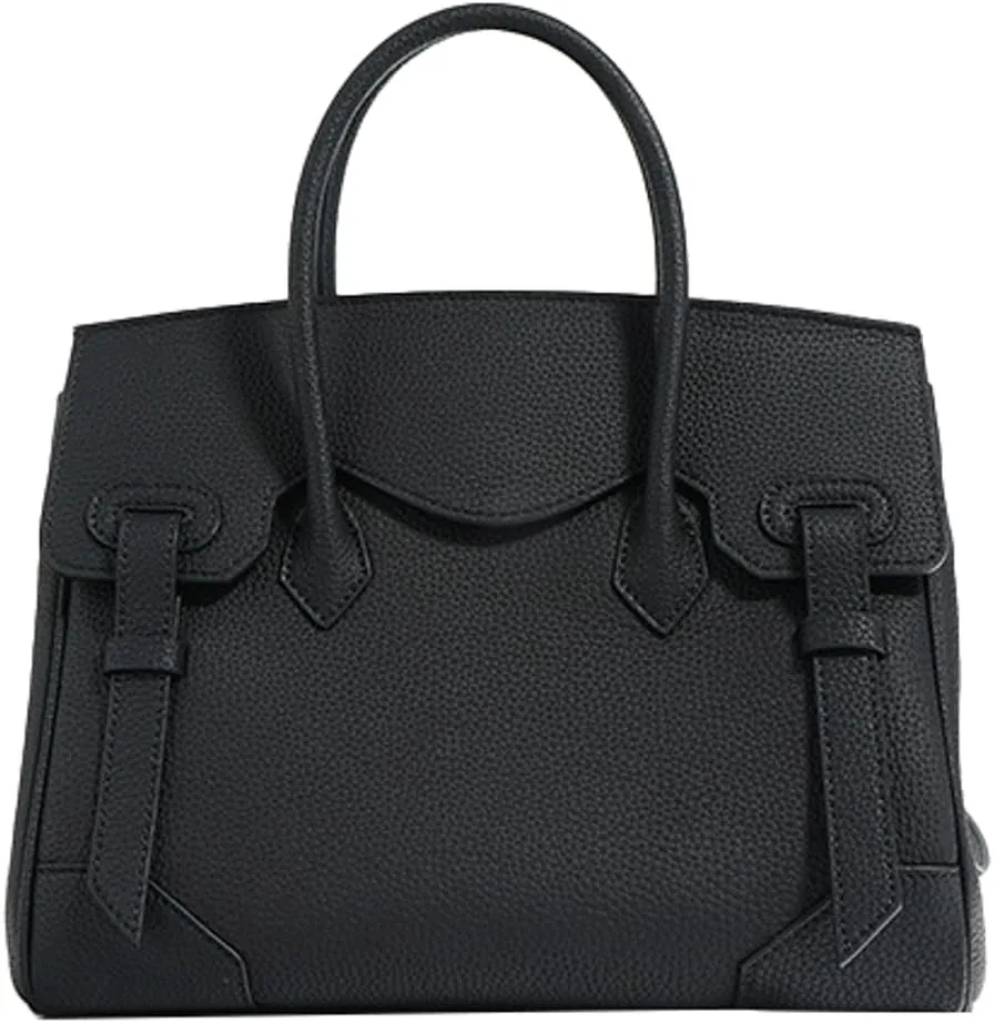 Womens Working Tote Bag Large Genuine Leather Handbag Soft Shoulder Crossbody Purse Ladies Satchels Briefcase