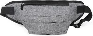 Wool Messenger Bags for Men Black Bag Waist Bag For Men Dog Walking Lightweight Fanny Pack For Women (Grey, One Size)