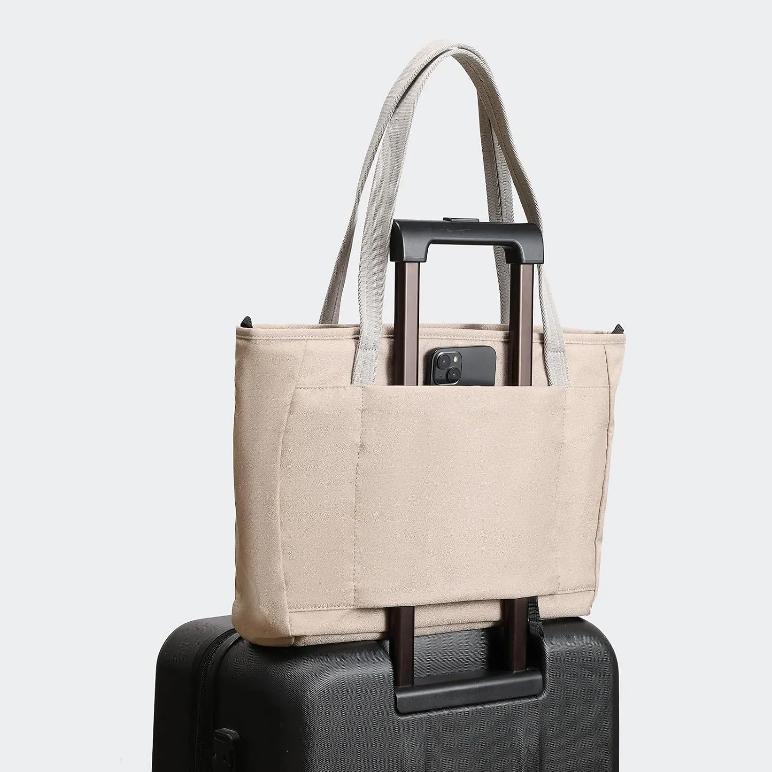 Work Tote for Women with Zipper Waterproof Shoulder Bag Top Handle Handbag for Travel, Work.