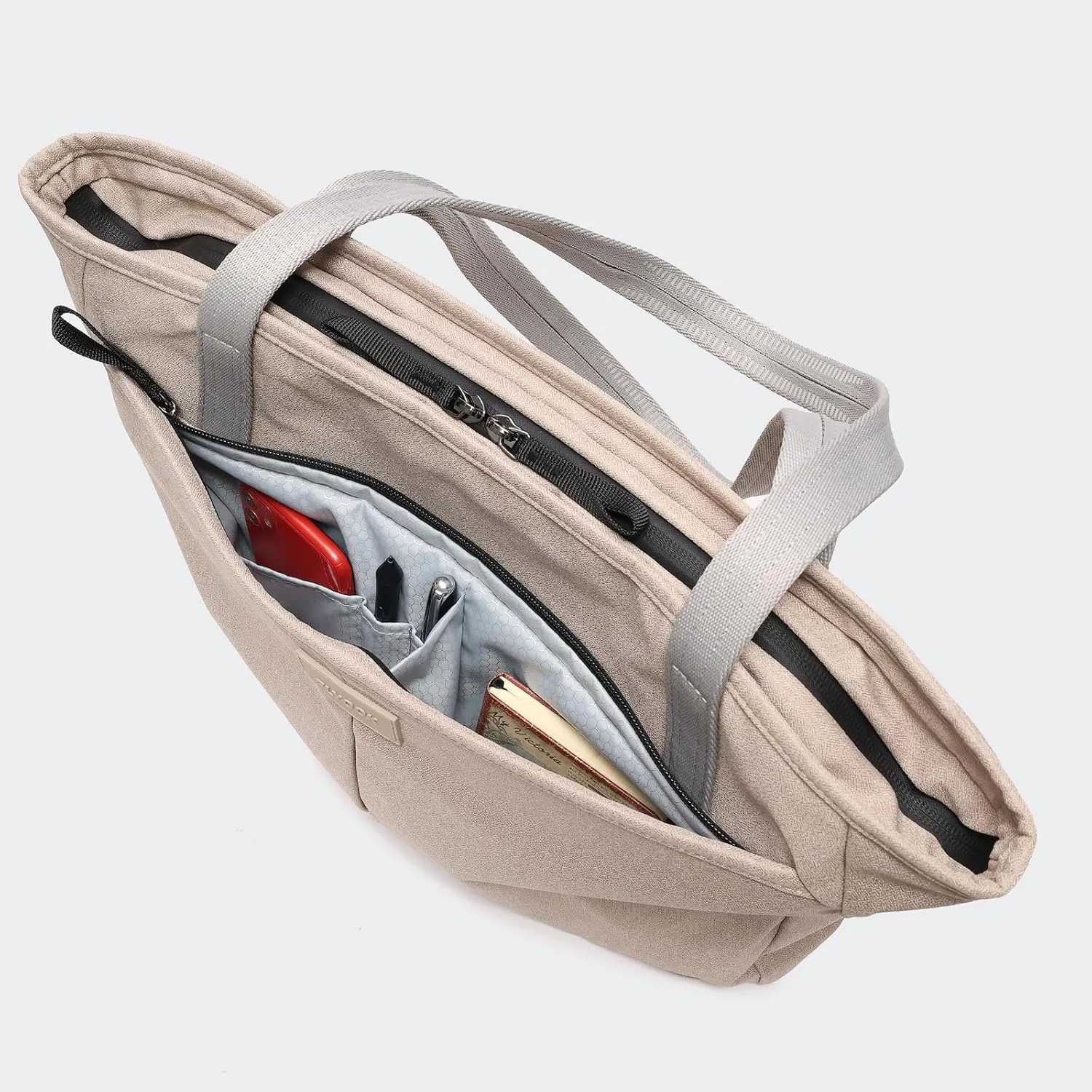 Work Tote for Women with Zipper Waterproof Shoulder Bag Top Handle Handbag for Travel, Work.