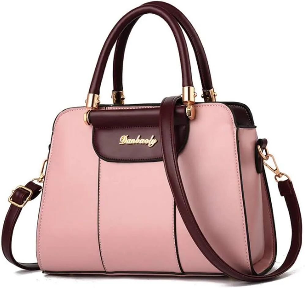 YAQUNICER Women Handbag Shoulder Bag Clutch Satchels PU Leather