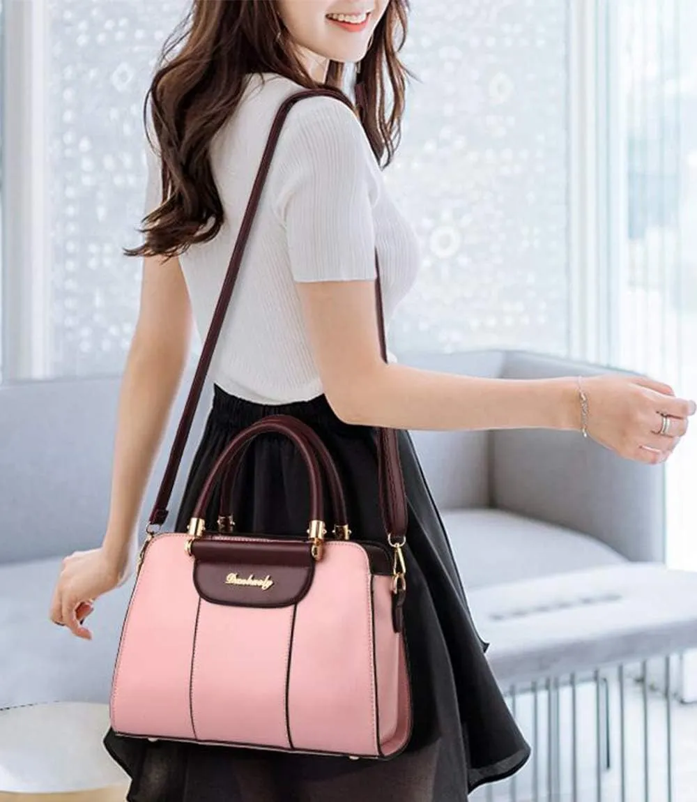 YAQUNICER Women Handbag Shoulder Bag Clutch Satchels PU Leather