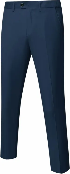 YND Men's Business Suit Pants Slim Fit Flex Flat Front Pant