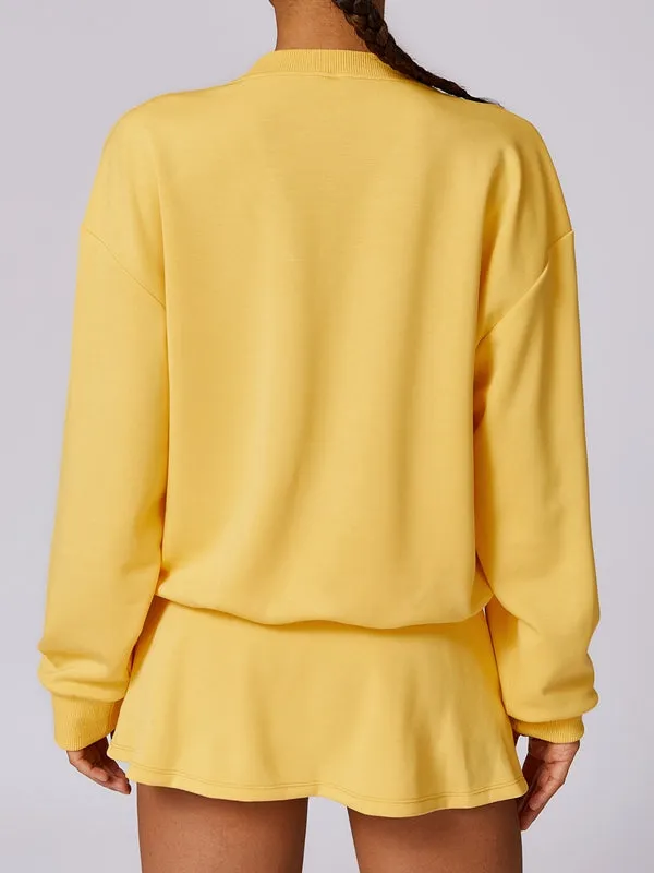 ZASUWA Female V Collar Casual Hoodies